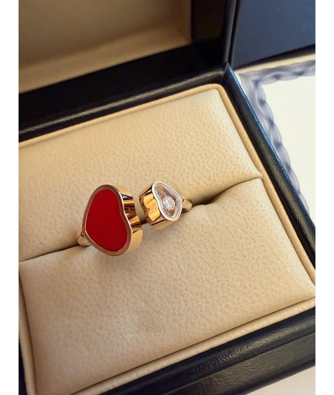 CHOPARD Красное кольцо из розового золота, фото 3