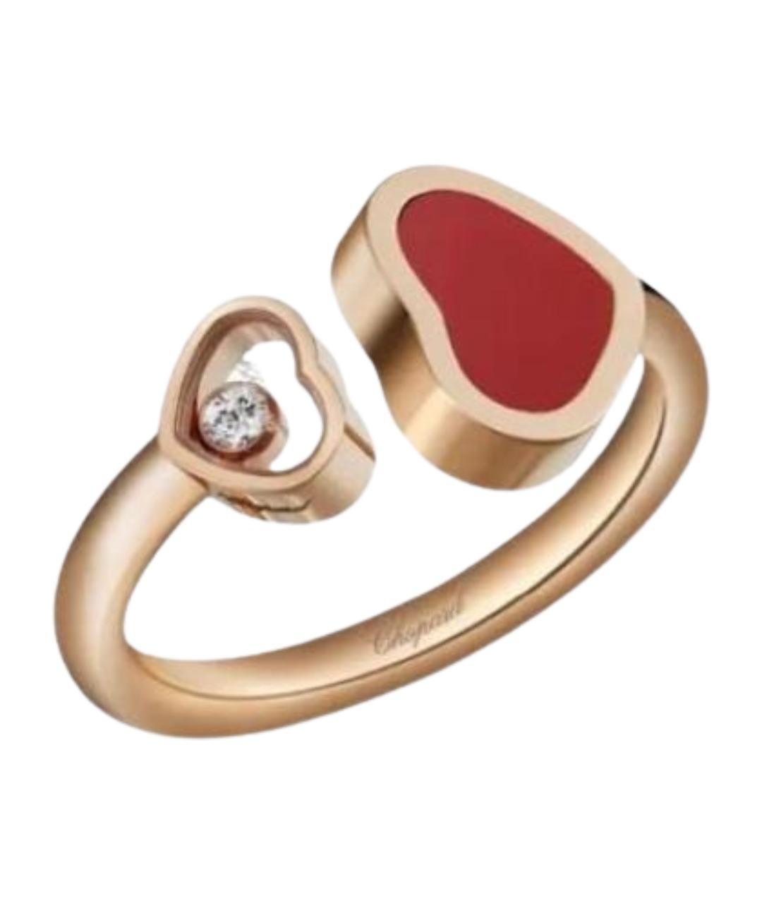 CHOPARD Красное кольцо из розового золота, фото 1