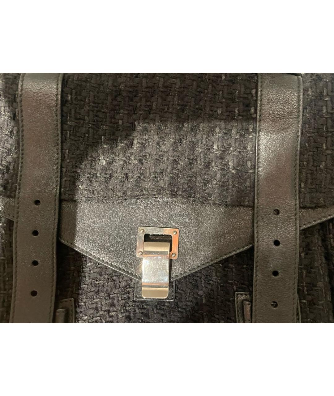 PROENZA SCHOULER Черная тканевая сумка через плечо, фото 6