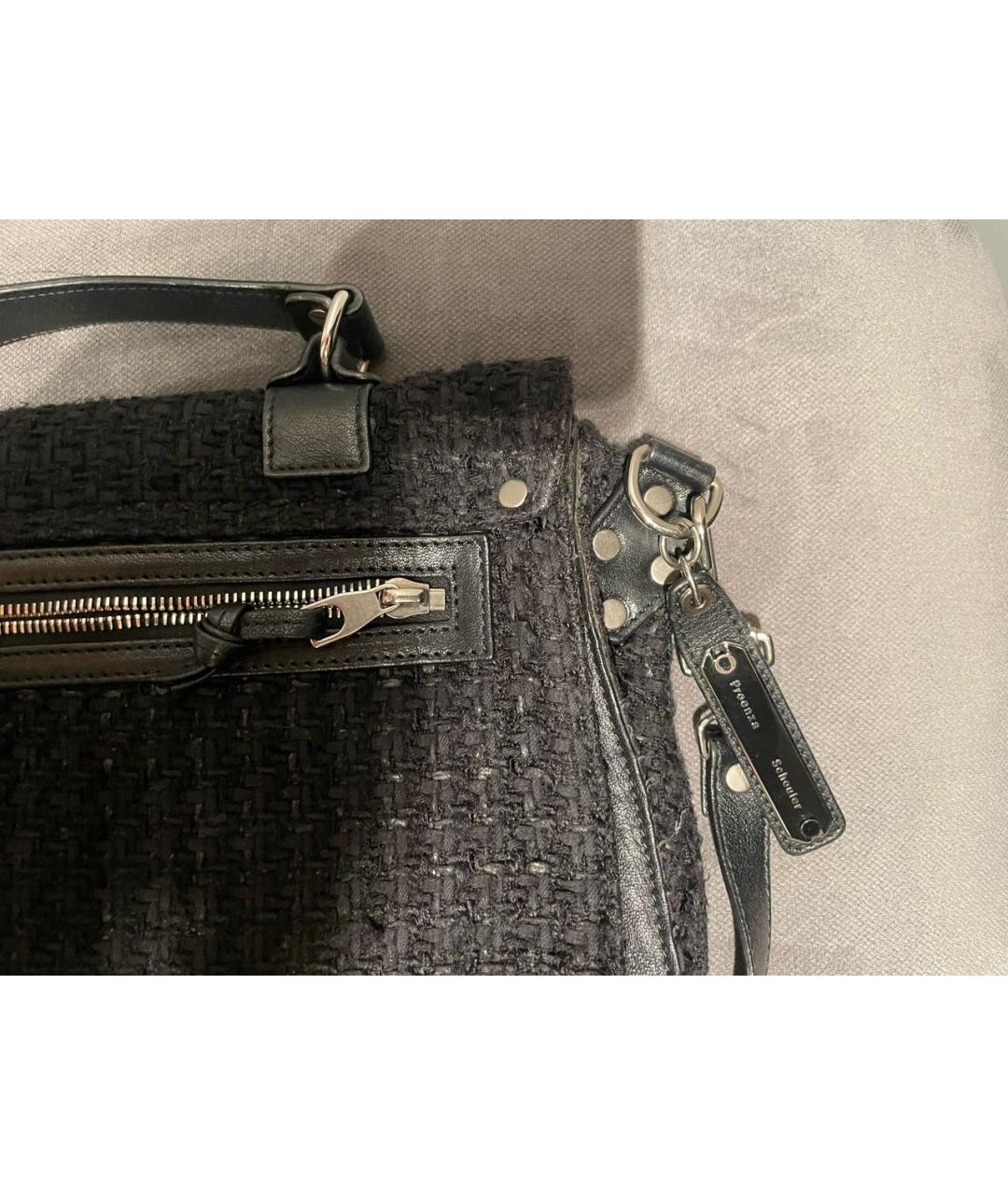 PROENZA SCHOULER Черная тканевая сумка через плечо, фото 7