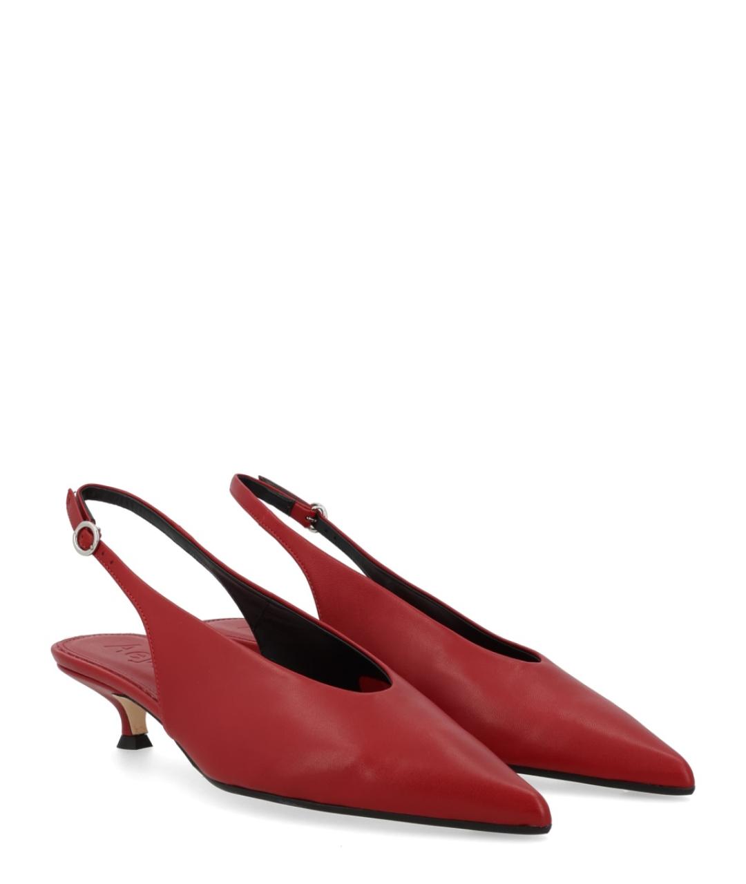 AEYDE Красные кожаные туфли, фото 2