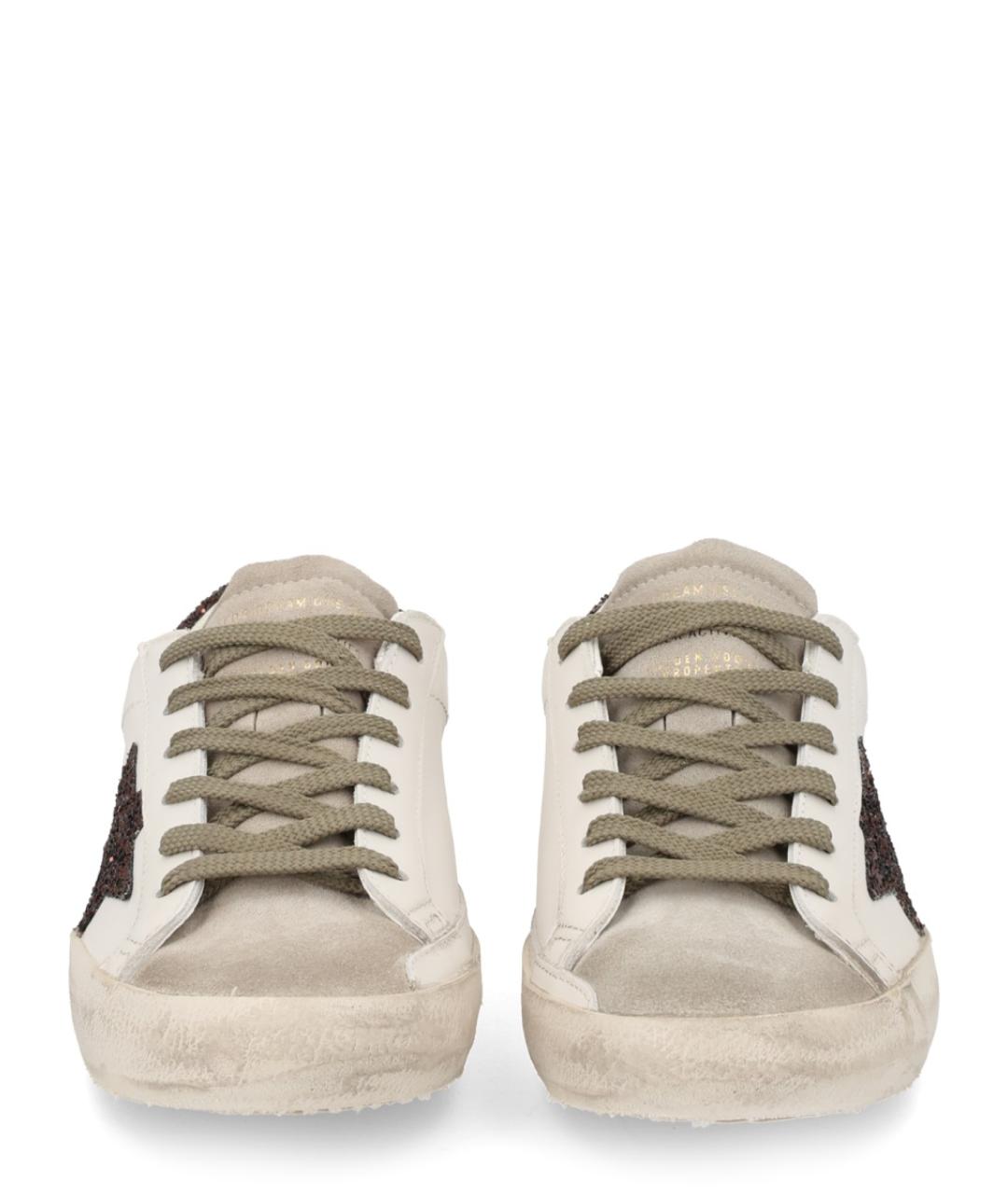 GOLDEN GOOSE DELUXE BRAND Белые кожаные кеды, фото 3