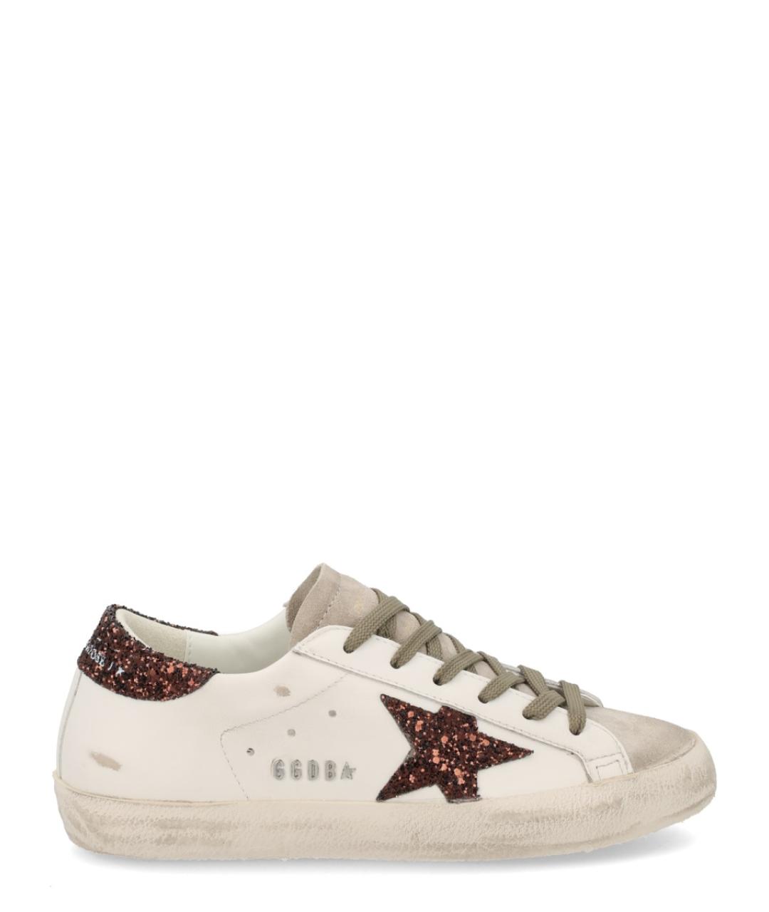 GOLDEN GOOSE DELUXE BRAND Белые кожаные кеды, фото 1