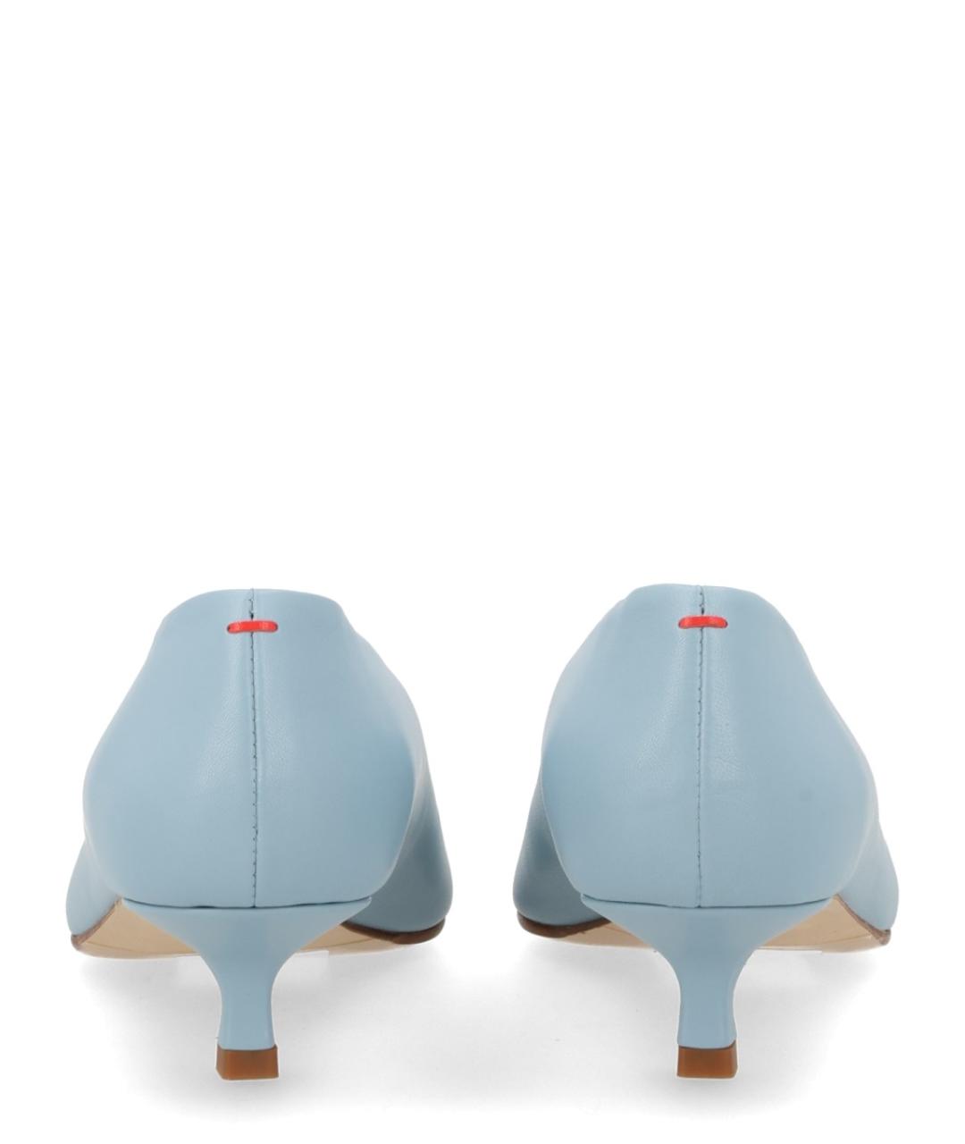 AEYDE Голубые кожаные туфли, фото 4