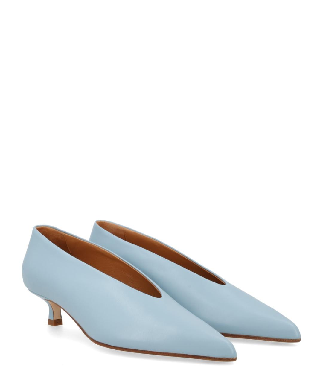 AEYDE Голубые кожаные туфли, фото 2
