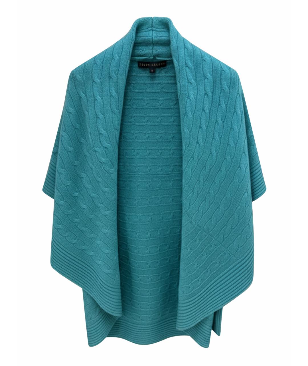 RALPH LAUREN Бирюзовый кашемировый кардиган, фото 1