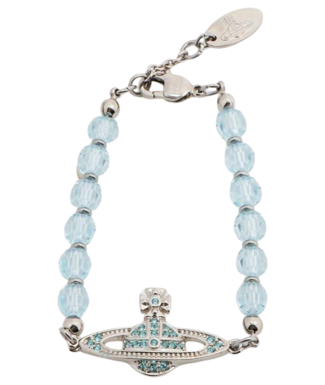 VIVIENNE WESTWOOD Голубой латунный браслет, фото 1