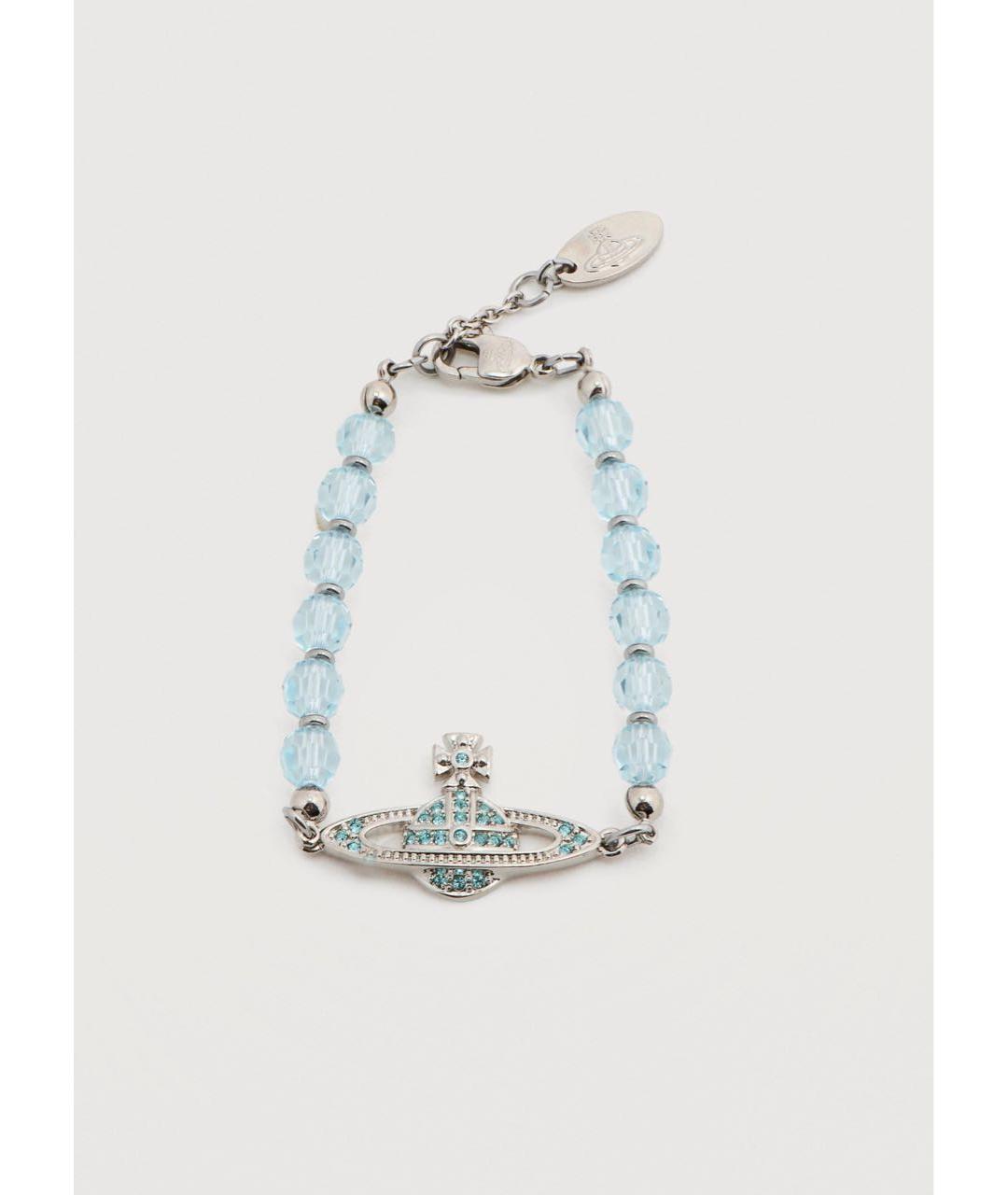 VIVIENNE WESTWOOD Голубой латунный браслет, фото 5