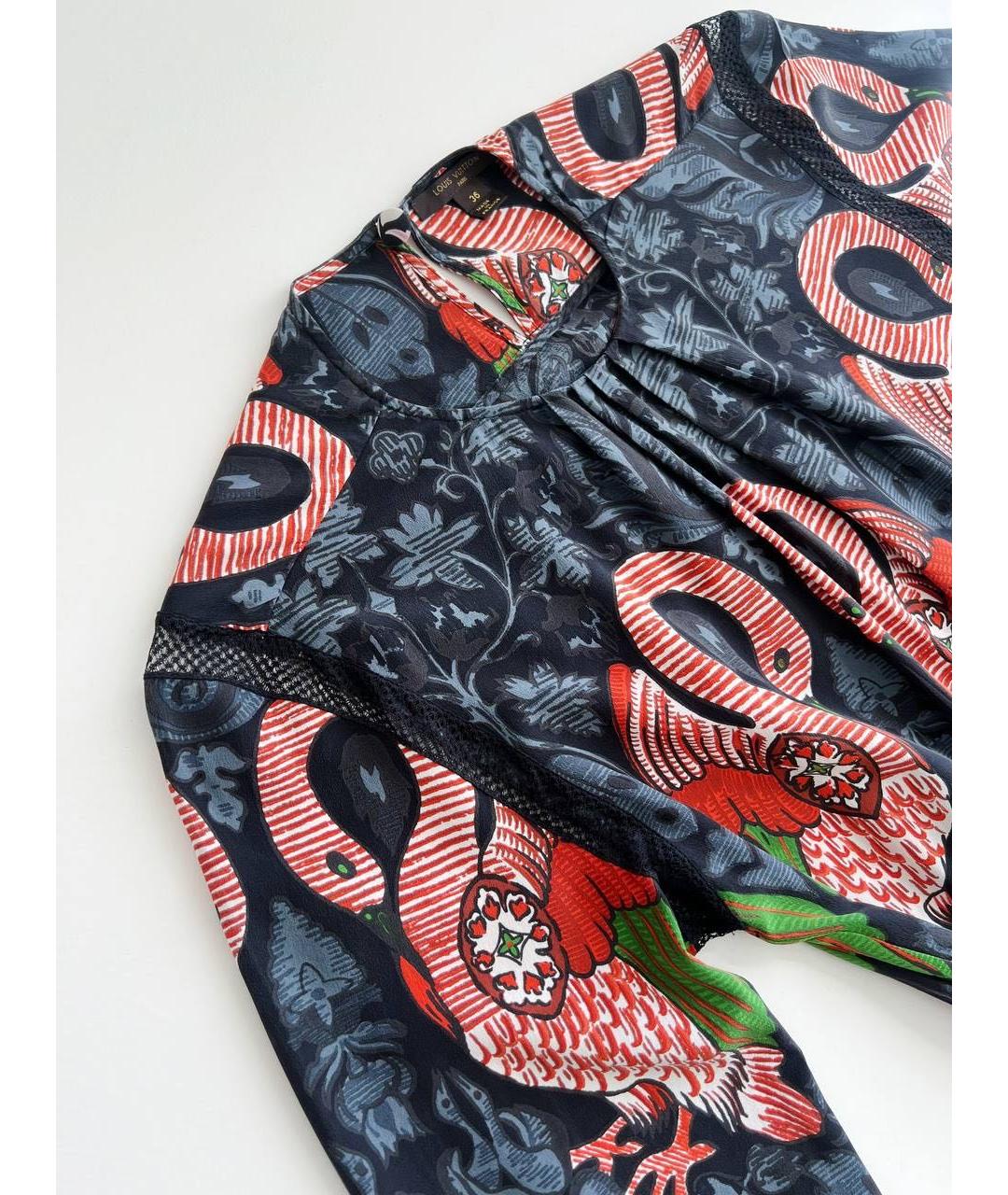 LOUIS VUITTON Мульти вечернее платье, фото 6