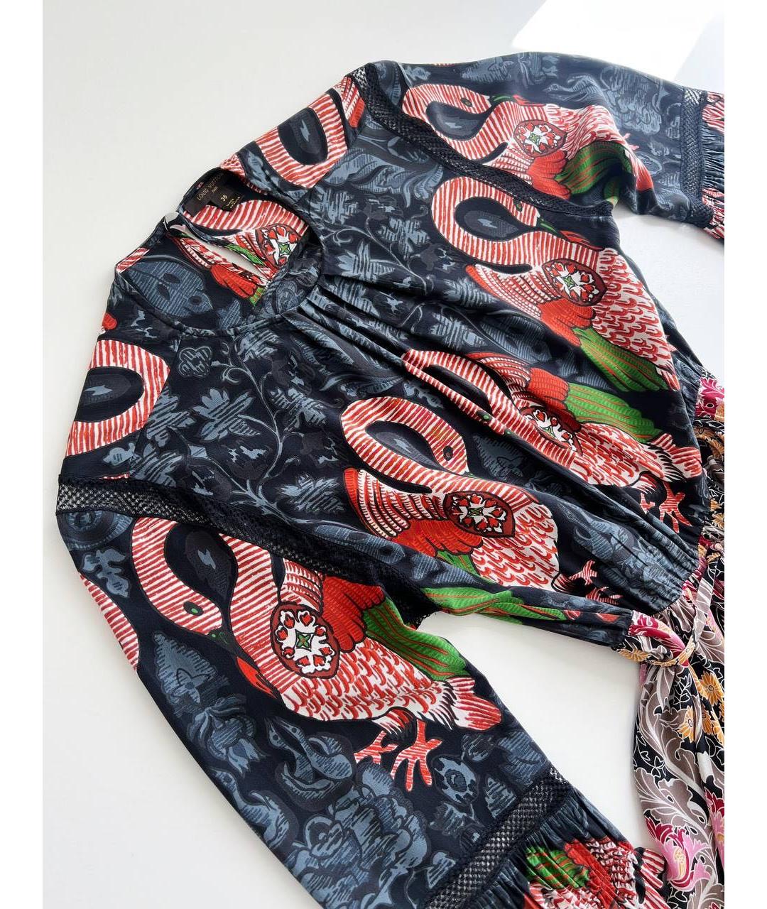 LOUIS VUITTON Мульти вечернее платье, фото 5