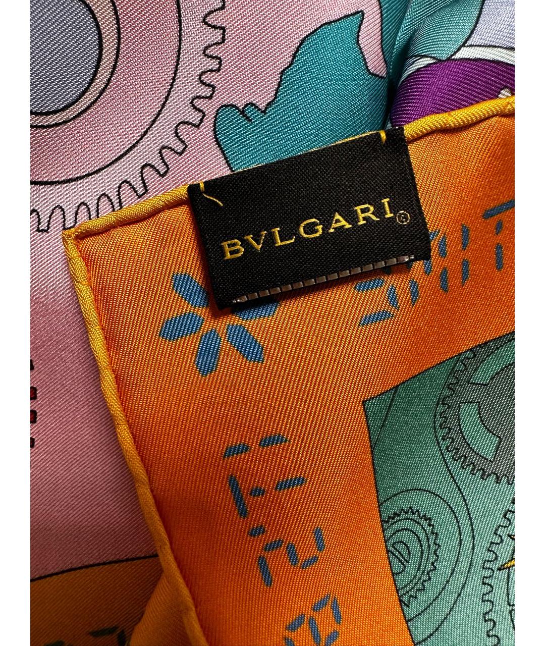 BVLGARI Мульти шелковый платок, фото 2