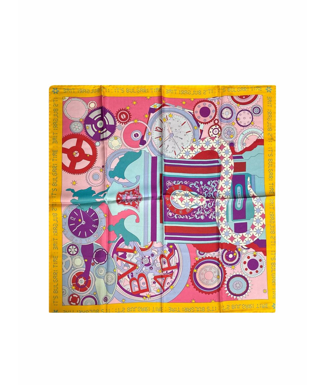 BVLGARI Мульти шелковый платок, фото 1