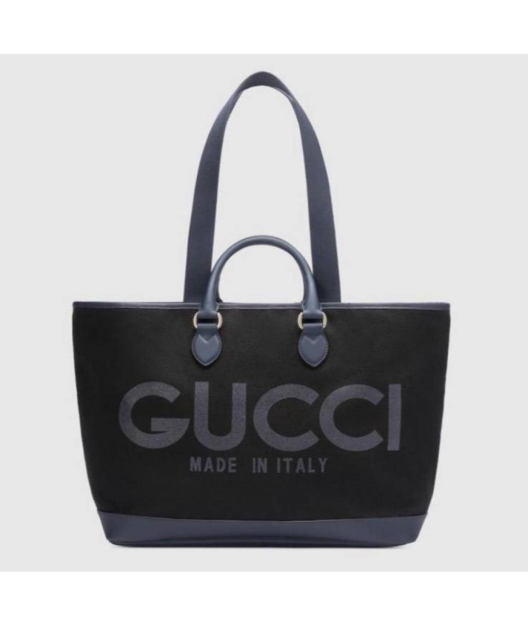 GUCCI Черная сумка тоут, фото 5