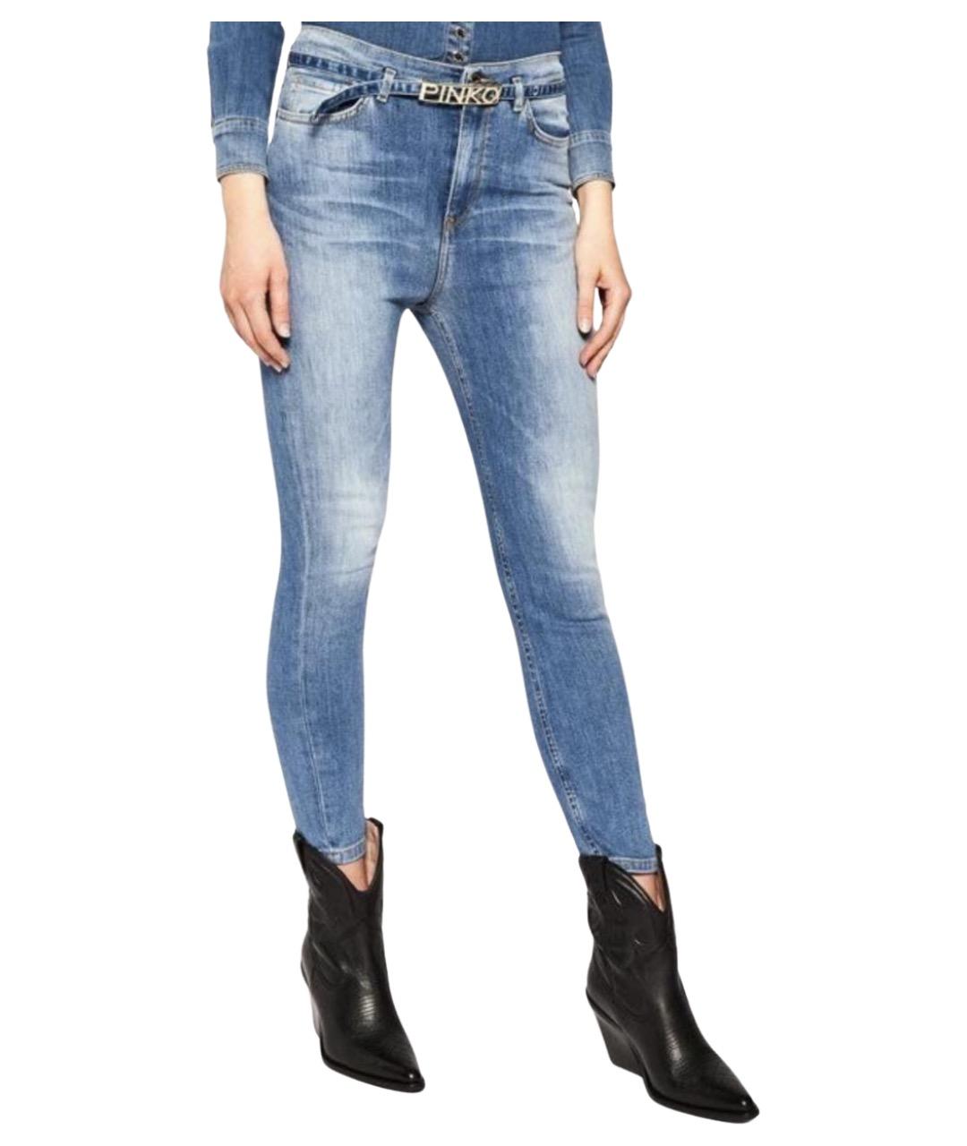 PINKO Синие джинсы слим, фото 1
