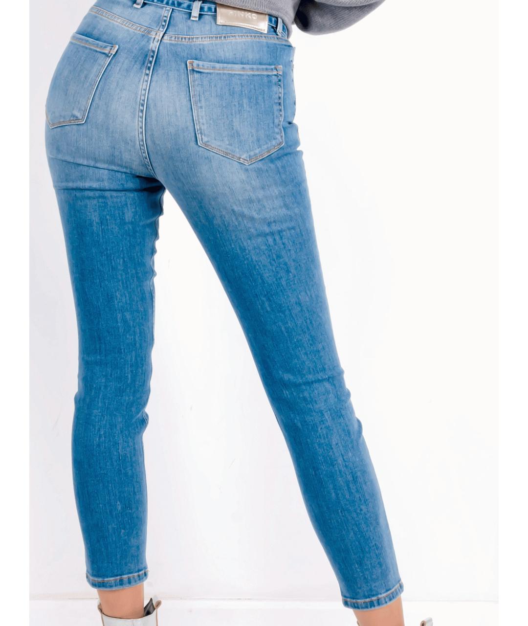 PINKO Синие джинсы слим, фото 3