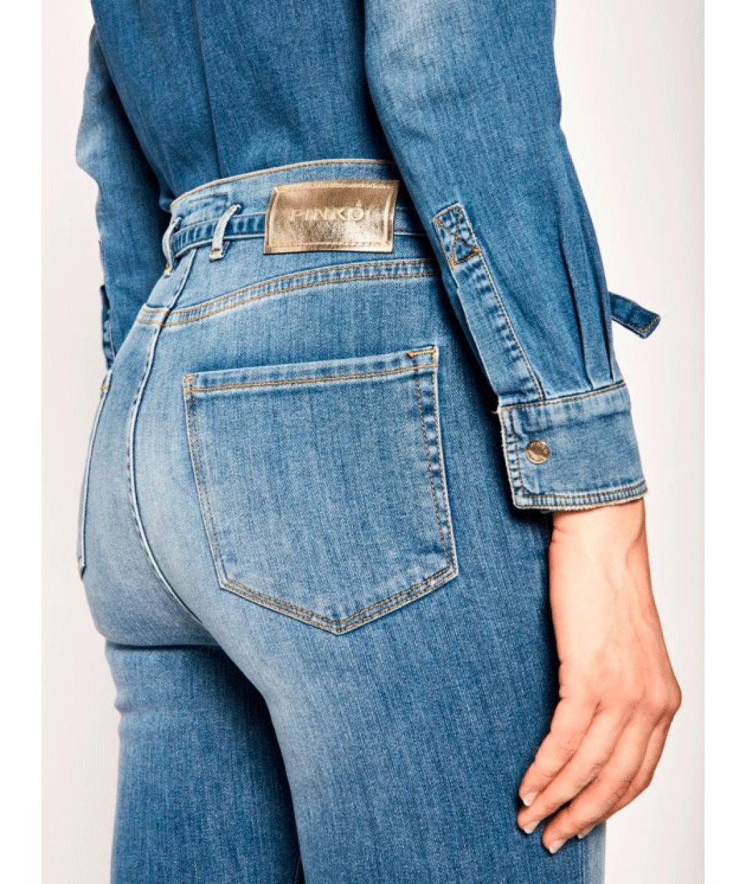 PINKO Синие джинсы слим, фото 4