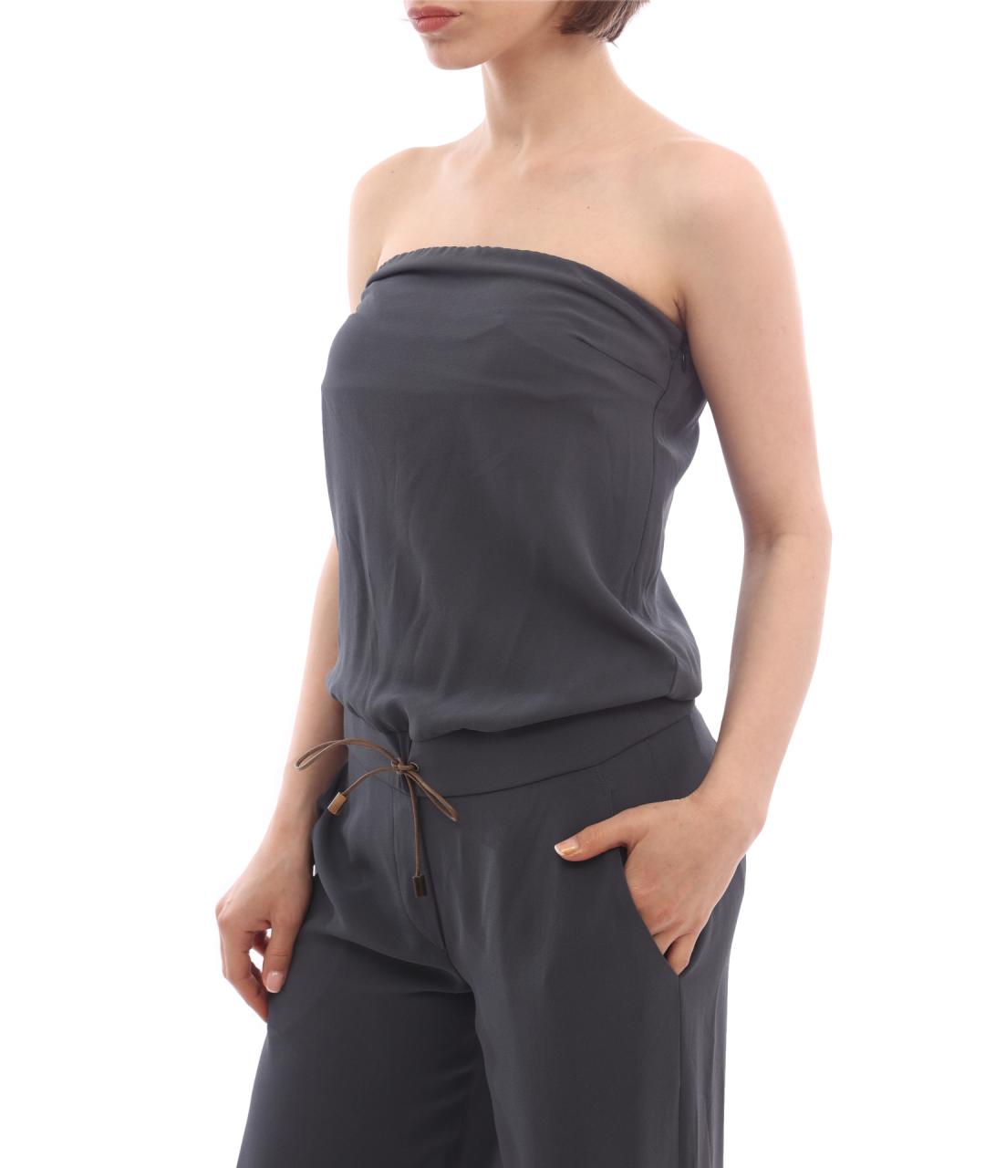 BRUNELLO CUCINELLI Серый комбинезон, фото 3