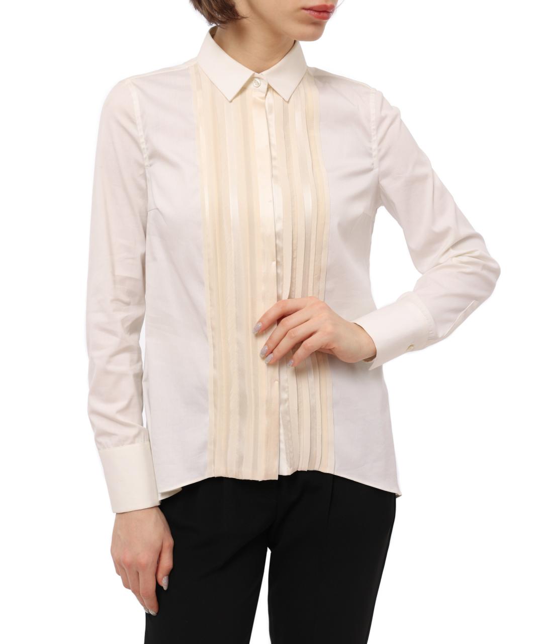 BRUNELLO CUCINELLI Белая хлопковая рубашка, фото 3