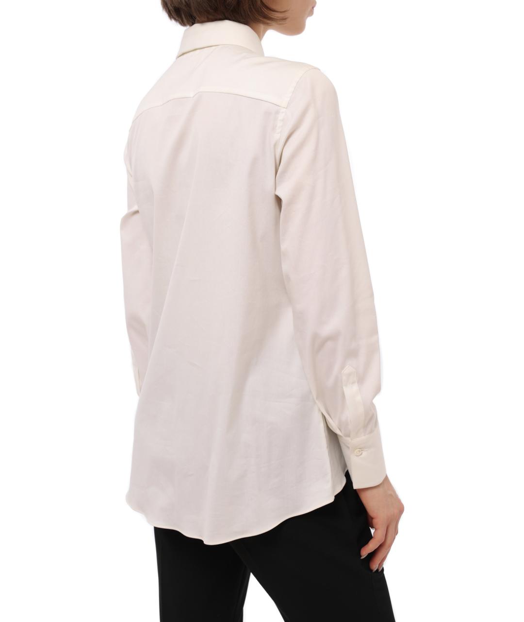 BRUNELLO CUCINELLI Белая хлопковая рубашка, фото 6