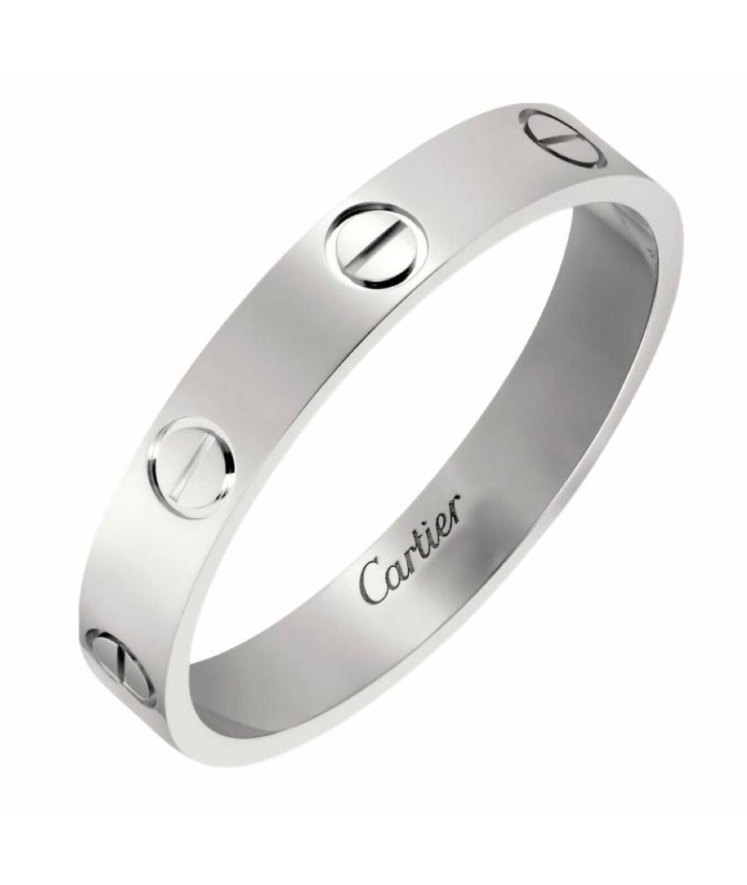 CARTIER Серебряное кольцо из белого золота, фото 1
