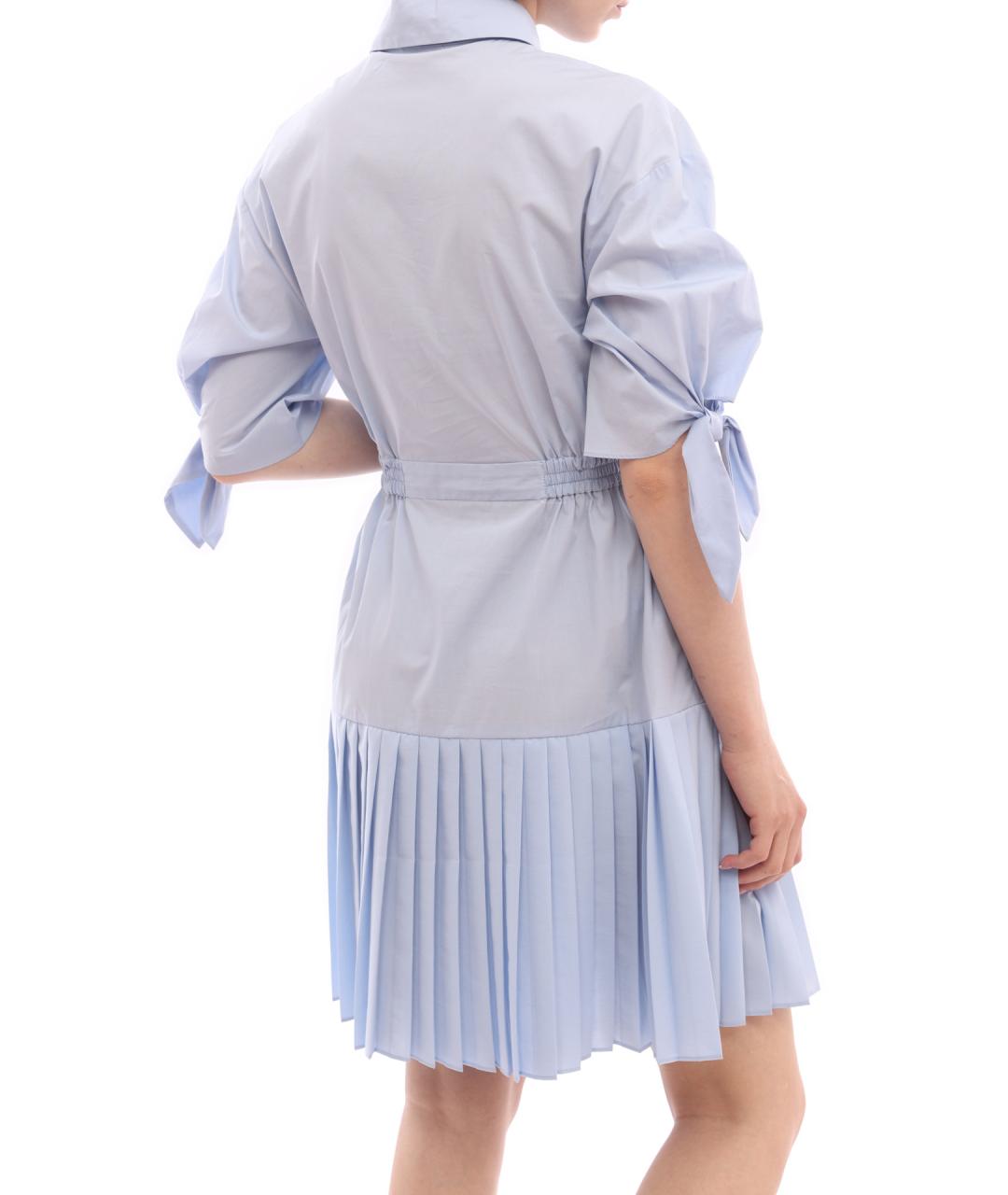 PINKO Голубое повседневное платье, фото 6