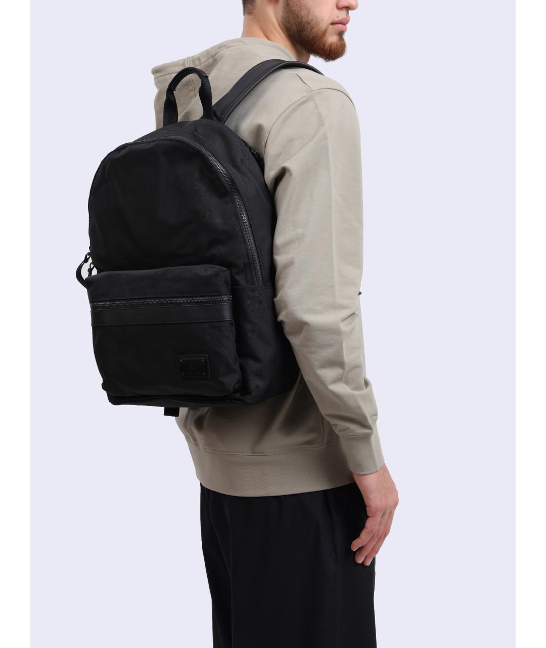 PREMIATA Черный тканевый рюкзак, фото 2