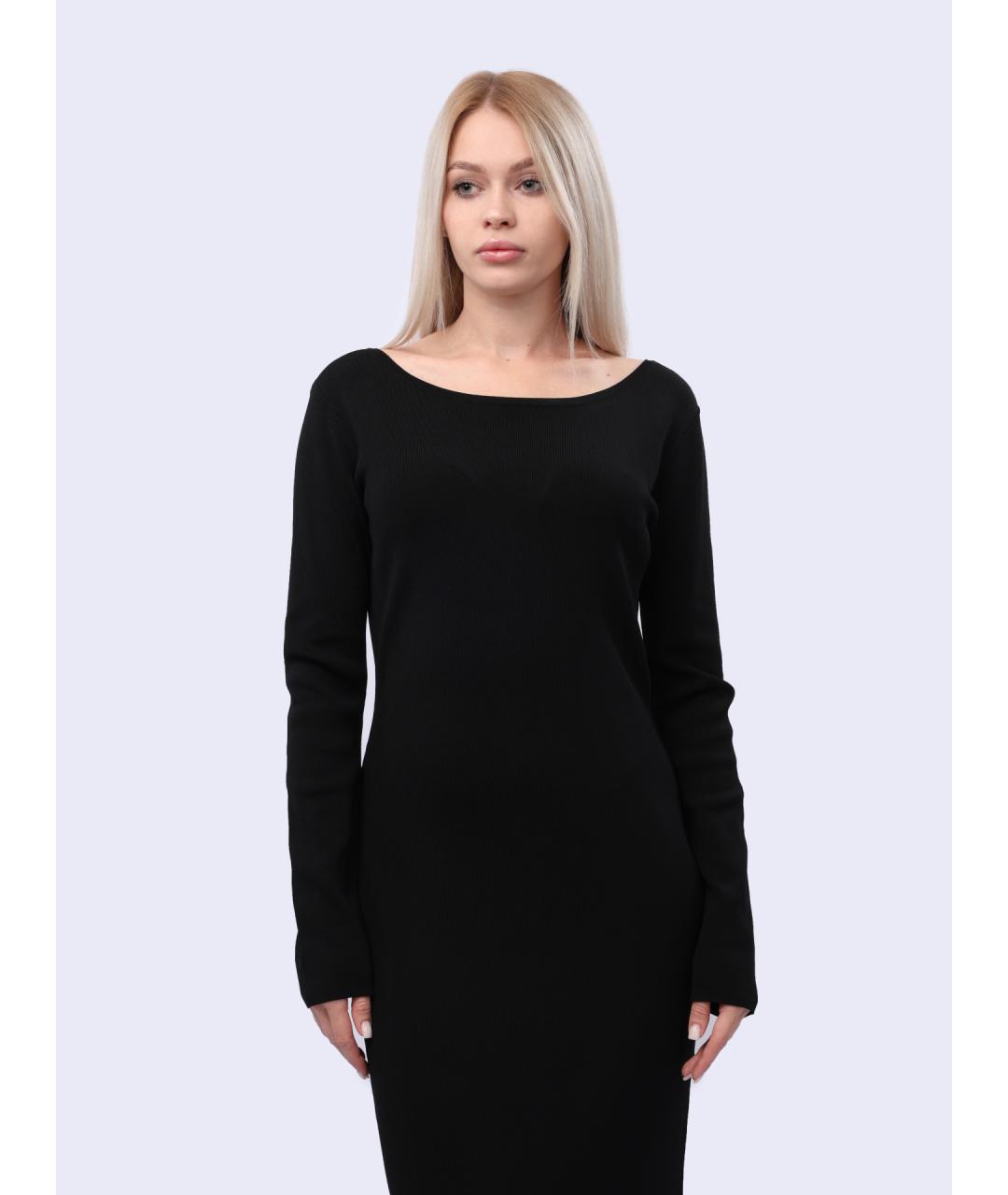 ARMANI EXCHANGE Черное повседневное платье, фото 2