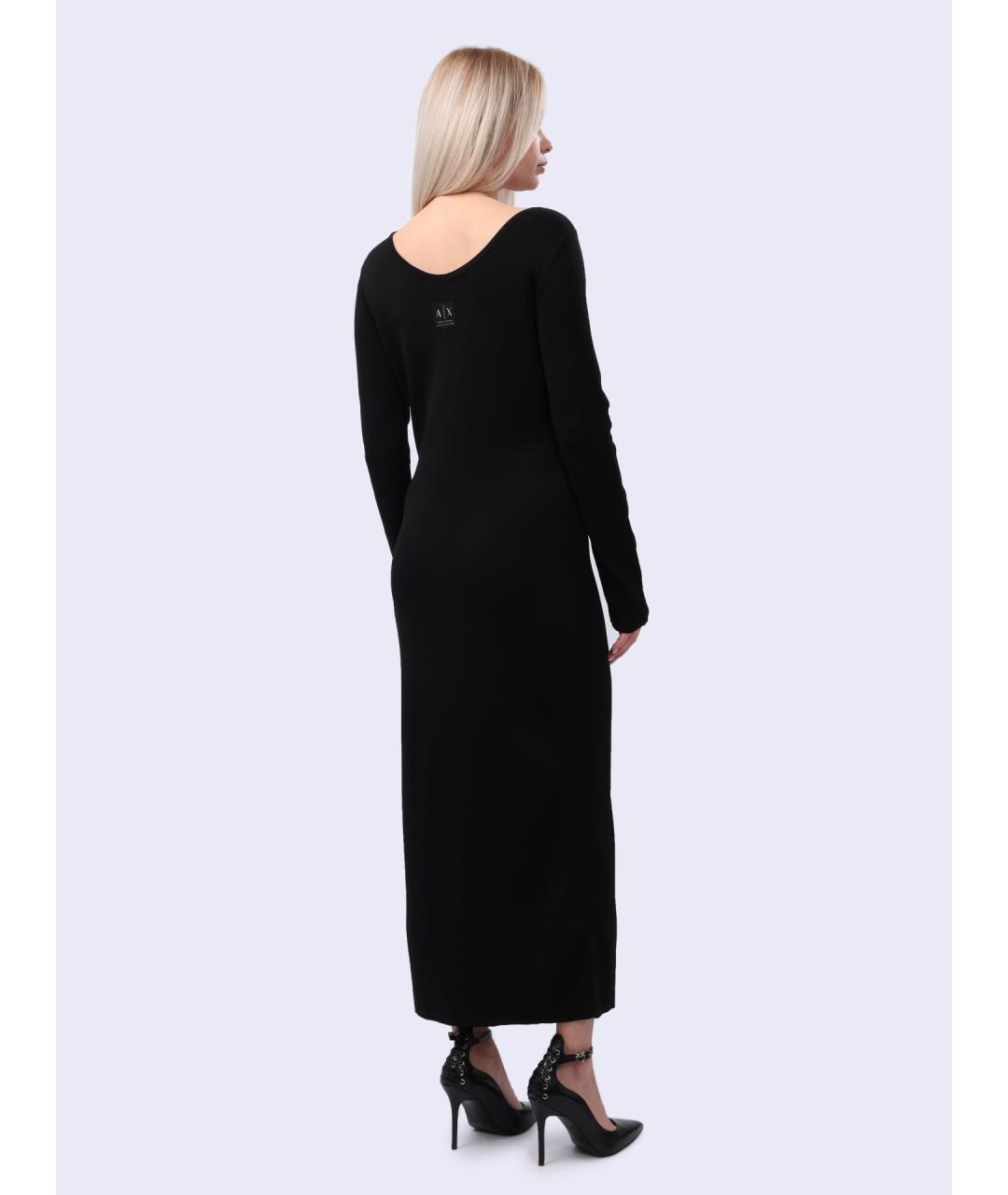 ARMANI EXCHANGE Черное повседневное платье, фото 5