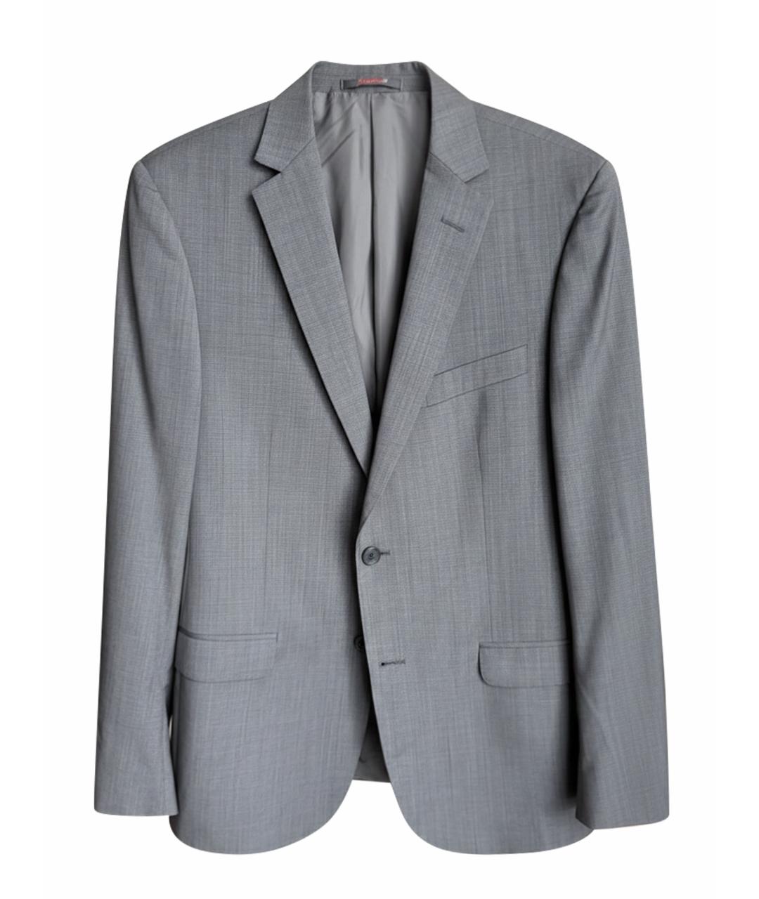ZZEGNA Серый шерстяной пиджак, фото 1