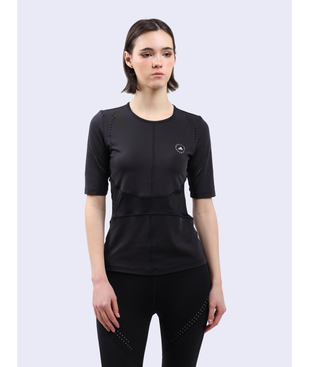 ADIDAS BY STELLA MCCARTNEY Черная футболка, фото 2