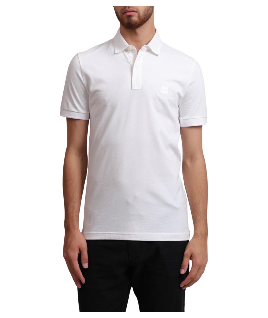 HUGO BOSS Белая хлопковая футболка, фото 1