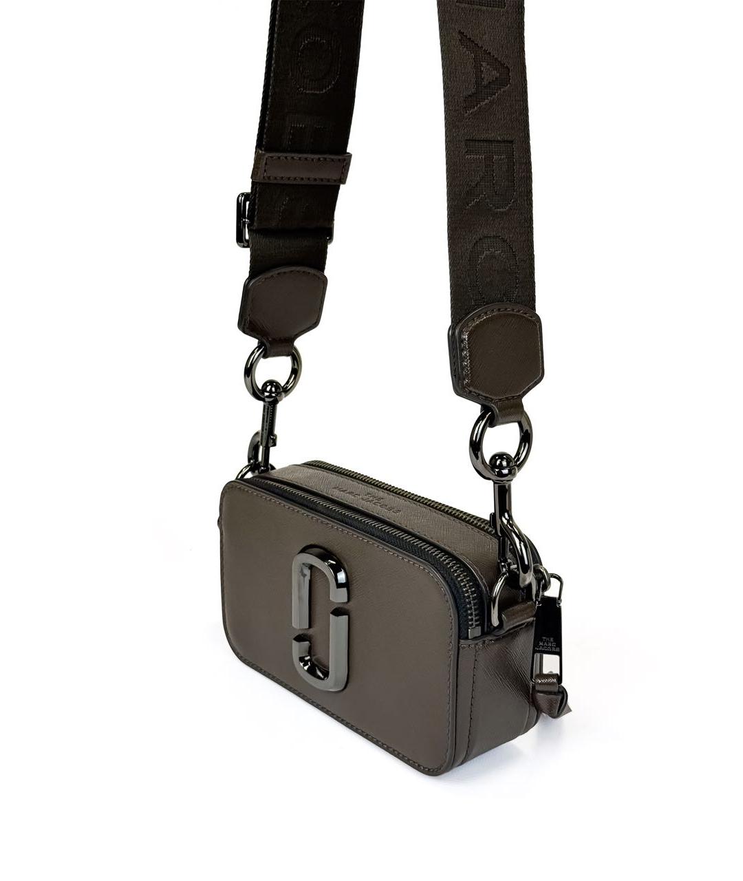 MARC JACOBS Серая кожаная сумка через плечо, фото 6