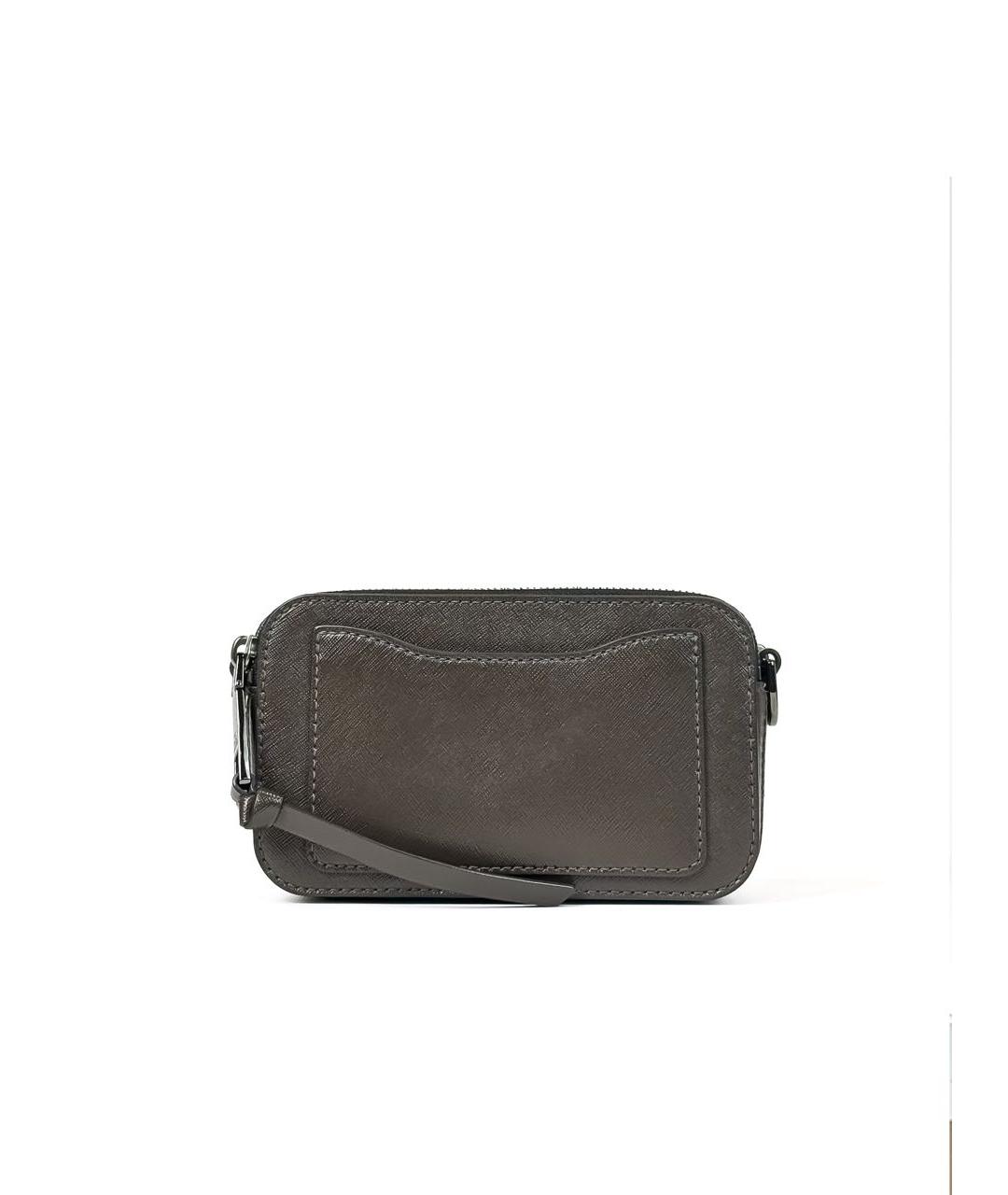 MARC JACOBS Серая кожаная сумка через плечо, фото 3