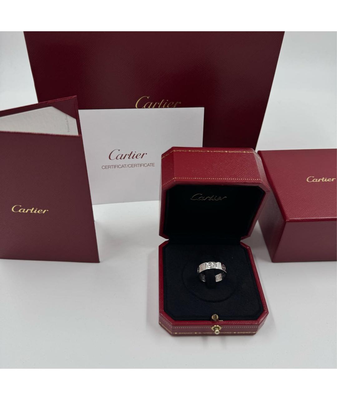 CARTIER Серебряное кольцо из белого золота, фото 2