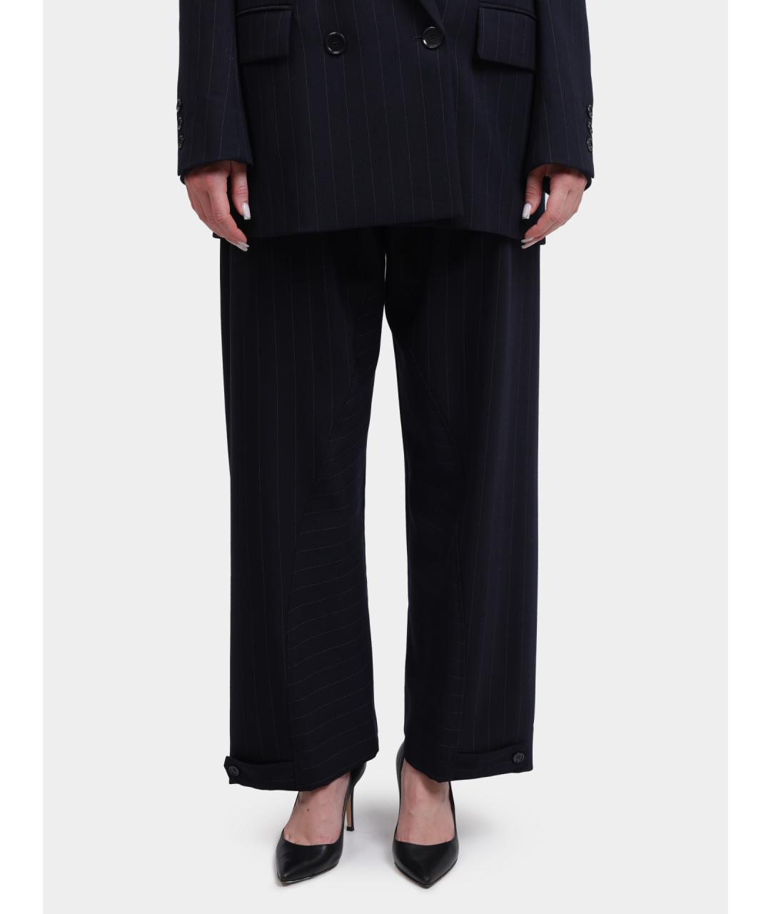 PINKO Синие прямые брюки, фото 6