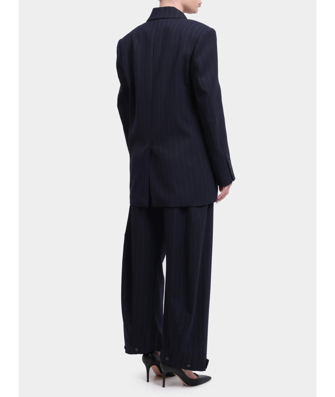 PINKO Синие прямые брюки, фото 5