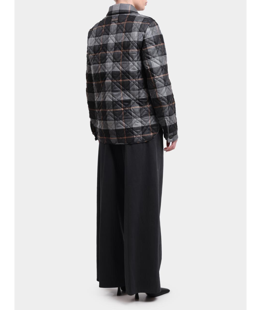 PESERICO Черные хлопковые прямые джинсы, фото 5