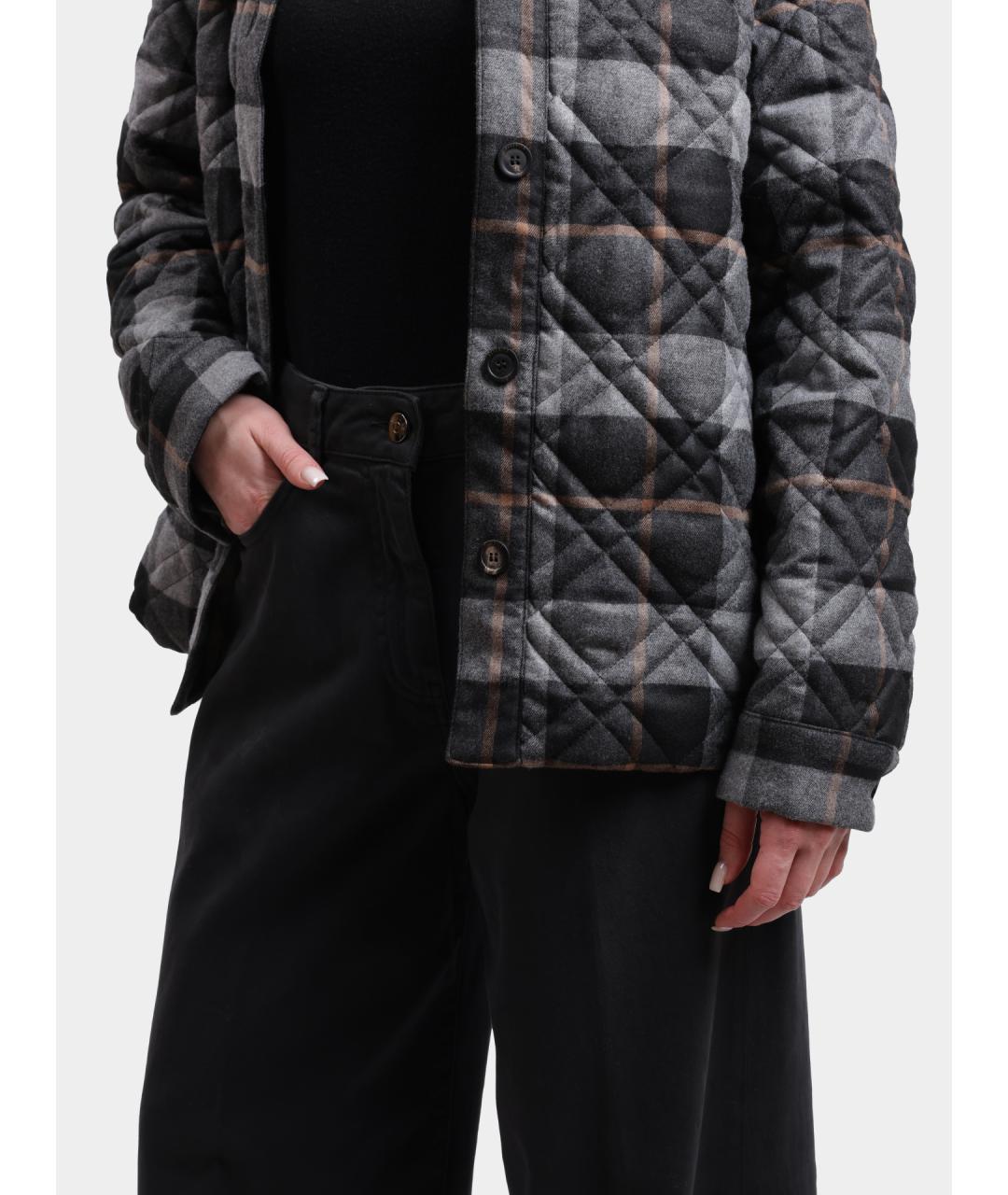 PESERICO Черные хлопковые прямые джинсы, фото 4