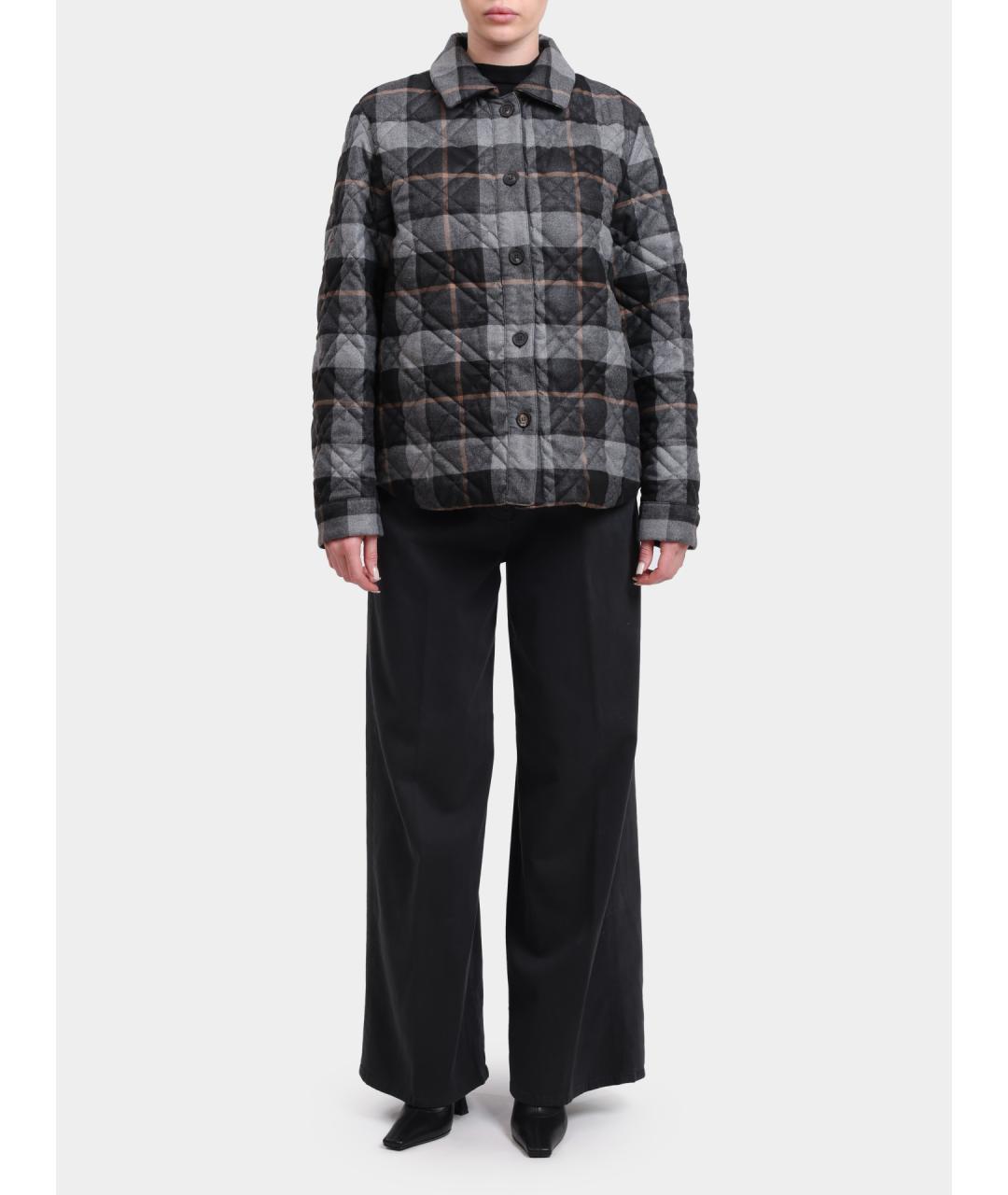 PESERICO Черные хлопковые прямые джинсы, фото 2