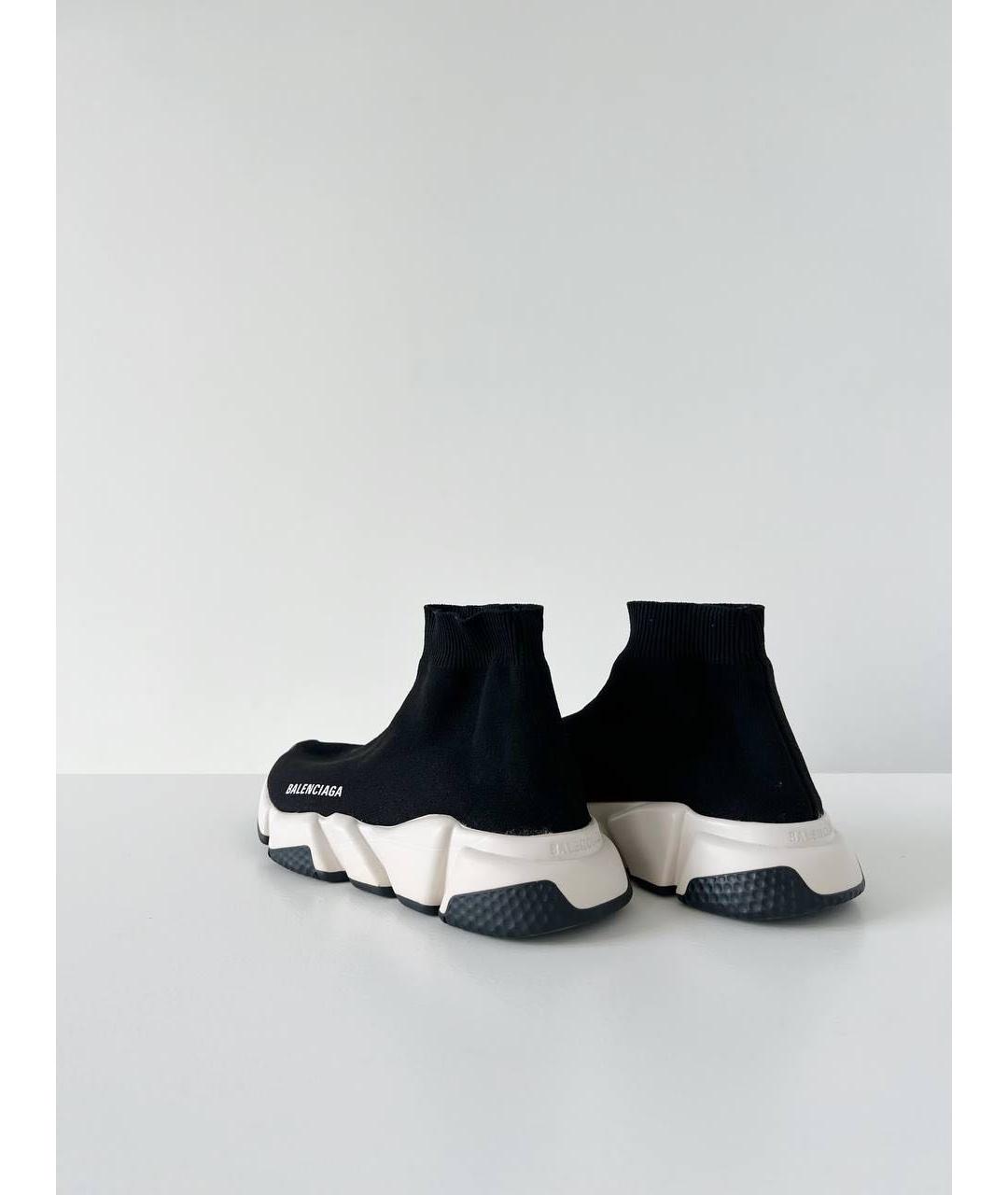 BALENCIAGA Черные текстильные кроссовки, фото 8