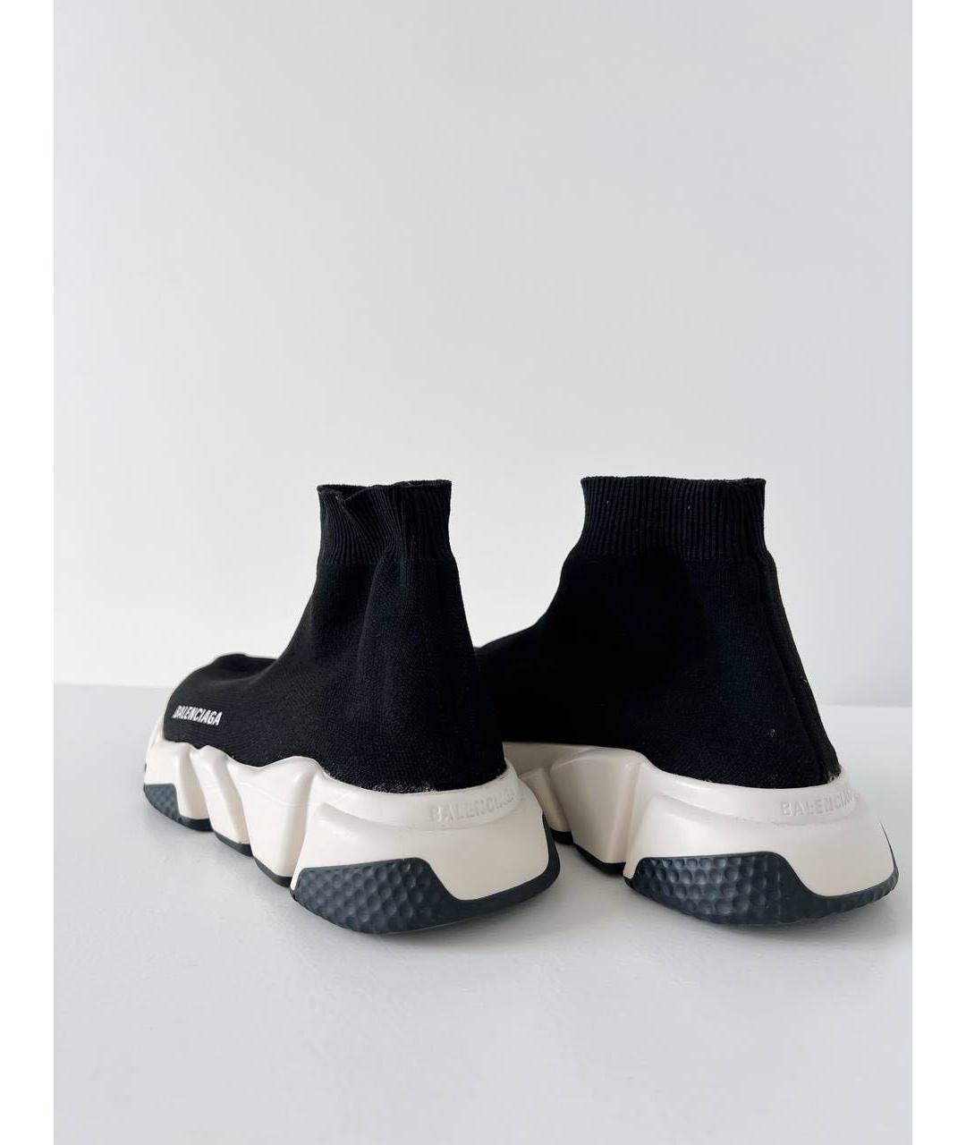 BALENCIAGA Черные текстильные кроссовки, фото 7