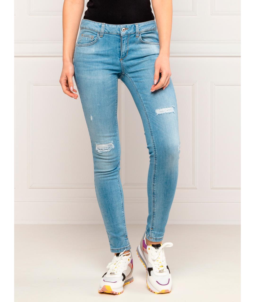 LIU JO Синие джинсы слим, фото 5