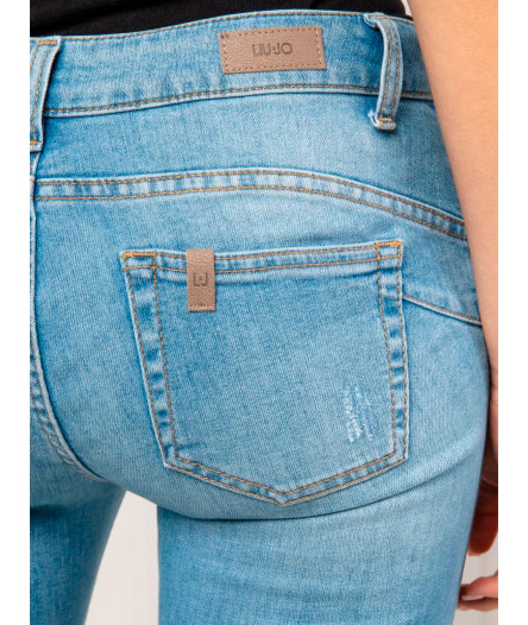 LIU JO Синие джинсы слим, фото 3