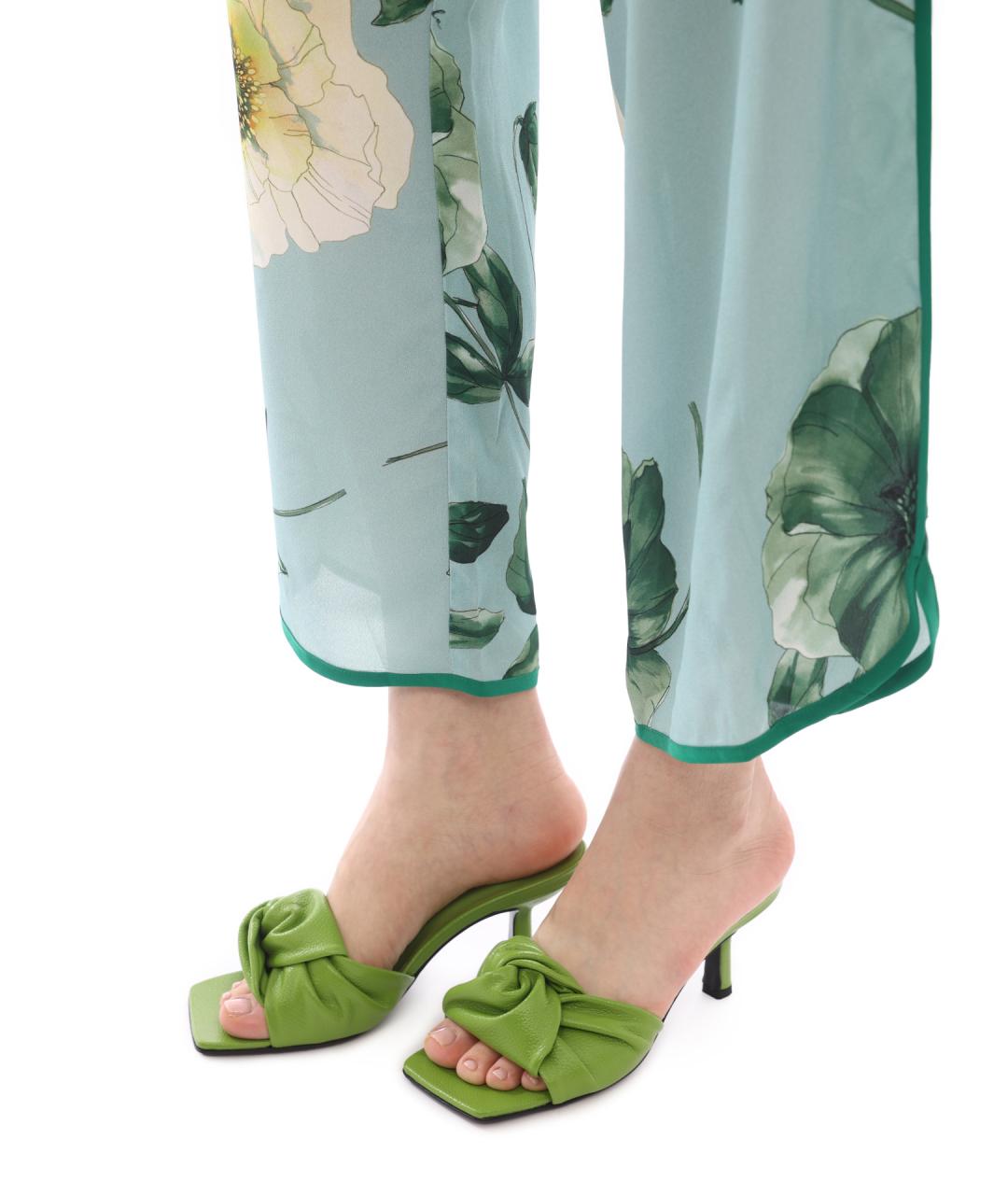 BY FAR Зеленые кожаные мюли, фото 6