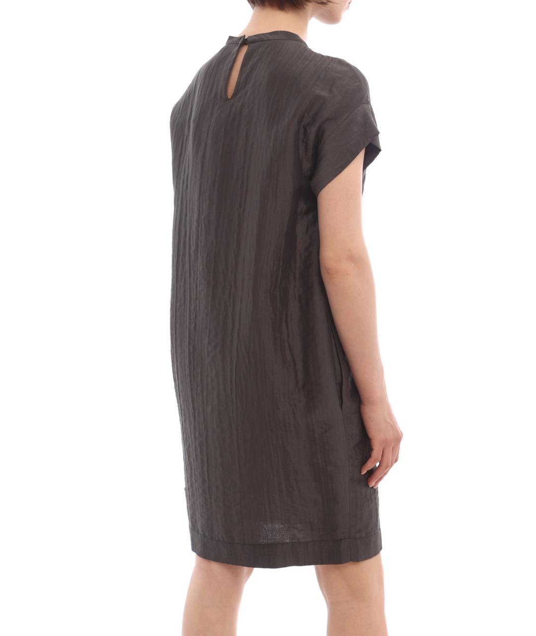 BRUNELLO CUCINELLI Серое повседневное платье, фото 5