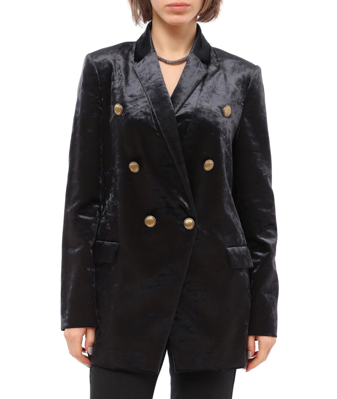 BRUNELLO CUCINELLI Темно-синий хлопковый жакет/пиджак, фото 3