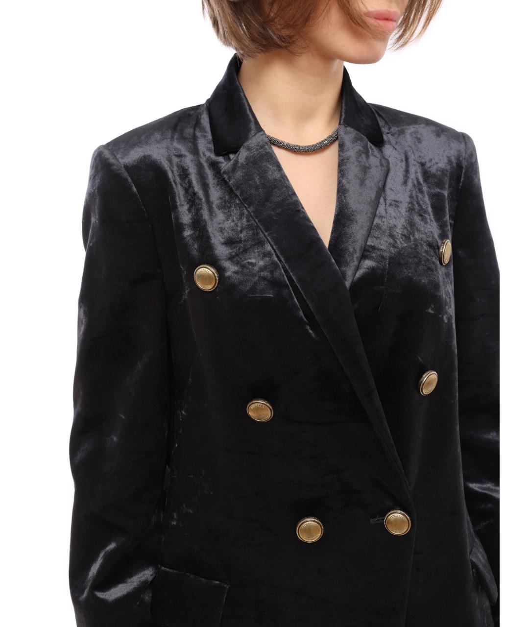 BRUNELLO CUCINELLI Темно-синий хлопковый жакет/пиджак, фото 7