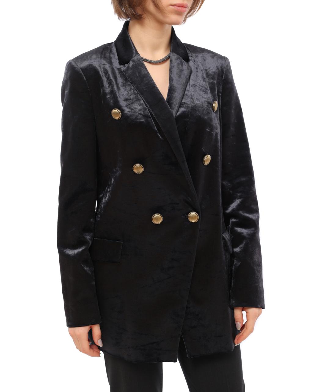 BRUNELLO CUCINELLI Темно-синий хлопковый жакет/пиджак, фото 6