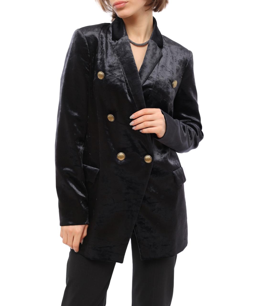 BRUNELLO CUCINELLI Темно-синий хлопковый жакет/пиджак, фото 4