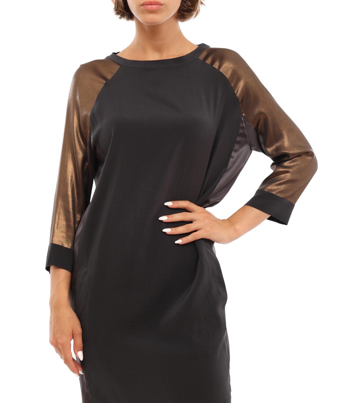 BRUNELLO CUCINELLI Мульти повседневное платье, фото 2